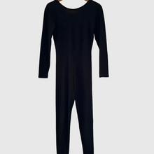 Load image into Gallery viewer, Organic Cotton Jersey Yoga Jumpsuit-Black
