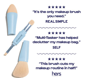 Multi-Tasker-4 In 1 Make-Up Brush