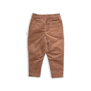 Organic Cotton Corduroy Pant-Cafe