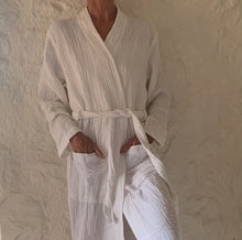 Load image into Gallery viewer, Muslin Spa Robe
