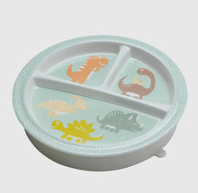 Load image into Gallery viewer, Divided Suction Plate-Baby Dinosaur
