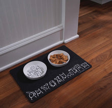 Load image into Gallery viewer, Recycled Rubber Pet Placemats-Dogs In A Row

