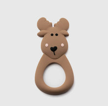 Load image into Gallery viewer, Silicone Woodland Teether-Brown Moose
