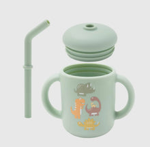 Load image into Gallery viewer, Fresh &amp; Messy Sippy Cup-Baby Dinosaurs
