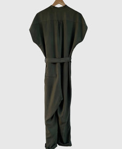 Anet Jumpsuit Lyocell-Olive Green