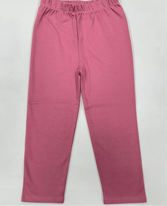 Cotton Legging-Dusty Raspberry