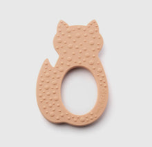 Load image into Gallery viewer, Silicone Woodland Teether-Peach Fox
