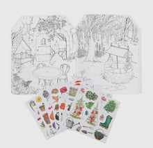 Load image into Gallery viewer, Garden Theme Coloring Book &amp; Stickers
