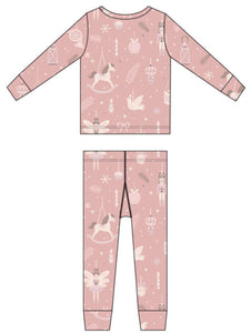 Bamboo  PJ’S-Nutcracker Pink