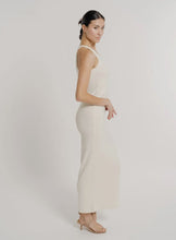 Load image into Gallery viewer, Silk Noil Knit Tank Dress-Ivory

