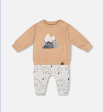 Load image into Gallery viewer, Organic Cotton Top &amp; Pants-Mountains
