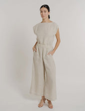 Load image into Gallery viewer, Organic Linen Crop Pant-Natural

