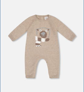 Bear Sweater Knit Jumpsuit