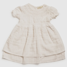 Load image into Gallery viewer, Willow Organic Muslin Cotton Dress-
Coconut Cream
