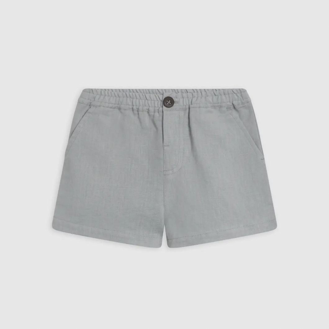 Gavin Organic Linen Shorts-Mist