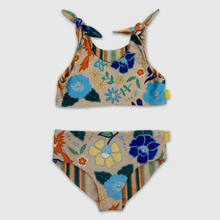 Load image into Gallery viewer, Girls Reversible Bikini Phoenix|
Serape Stripe
