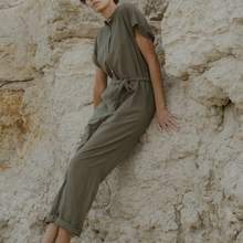 Load image into Gallery viewer, Anet Jumpsuit Lyocell-Olive Green
