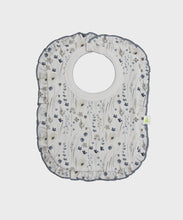 Load image into Gallery viewer, Cotton Reversible Frill Bib-Winter Meadow
