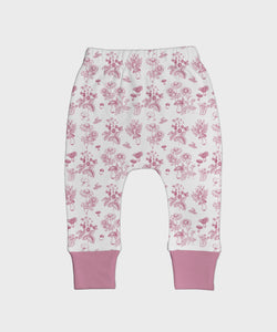 Cotton Knit Harem Pant-Mushroom Garden