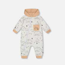 Load image into Gallery viewer, Organic Cotton Jersey Hooded Jumpsuit
