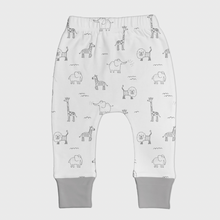 Load image into Gallery viewer, Cotton Knit Harem Pant-Zoo Animals
