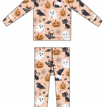 Load image into Gallery viewer, Bamboo Two-Piece PJ’S-Halloween
