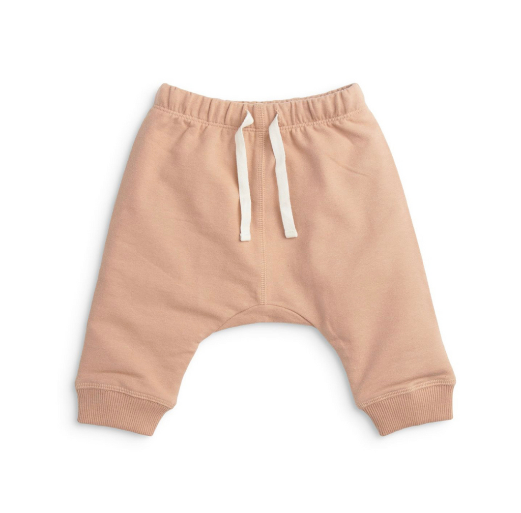 Organic Cotton Slouch Pant-Agave/Clay