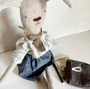 Ruthie The Rabbit-Chambray Skirt