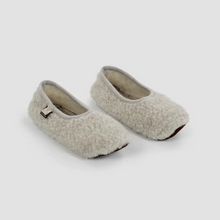 Load image into Gallery viewer, Women’s 100% Wool Ballerina Slippers-Grey
