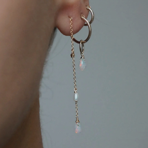 Lelu Pearl Earrings-14kt Gold Filled