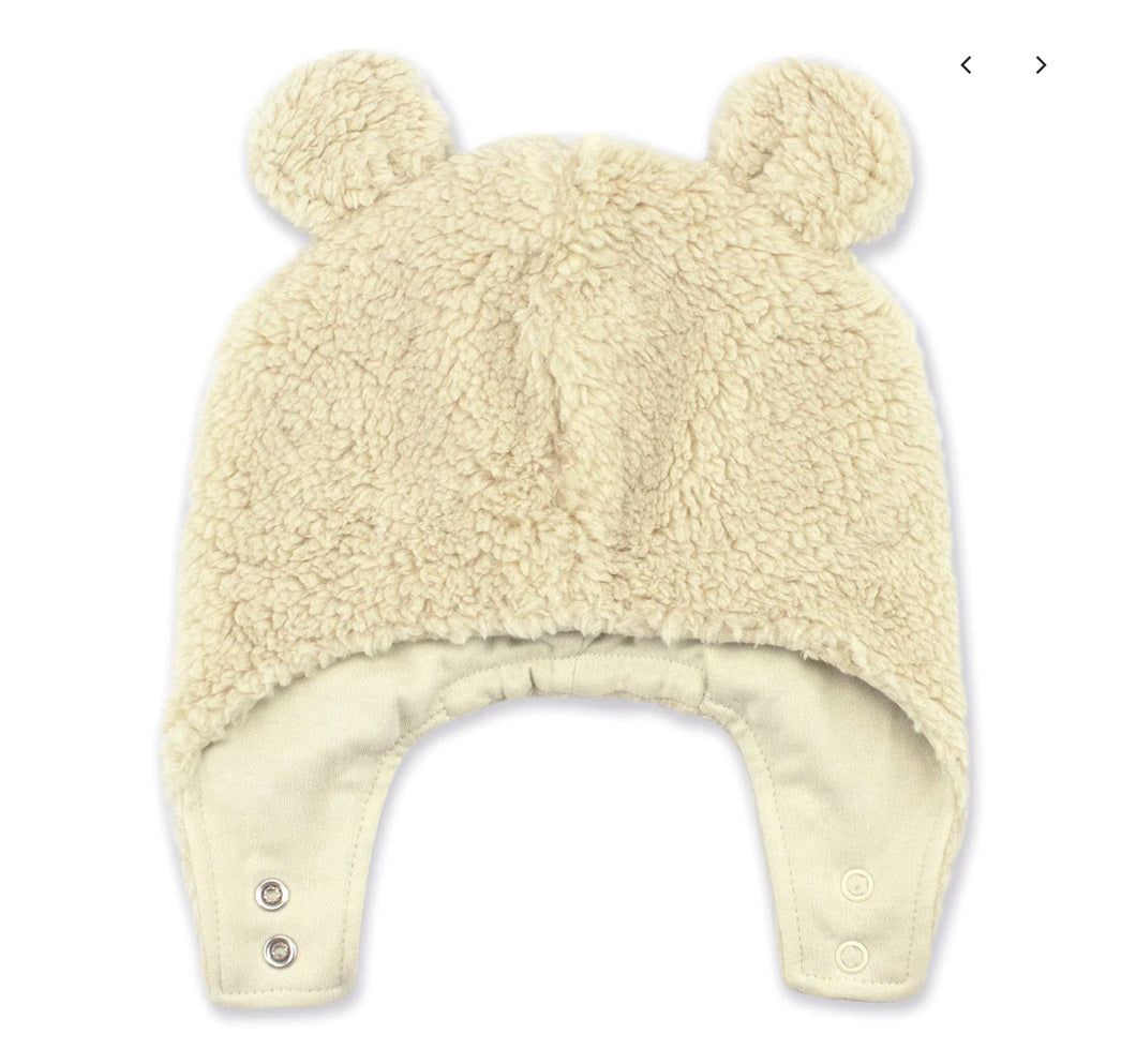 Furry Bear Hat-Oat