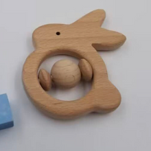 Load image into Gallery viewer, Beechwood Teething Toys-Bunny &amp; Owl
