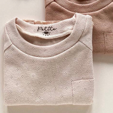 Load image into Gallery viewer, Infant Pointoille T-Shirt-Blush
